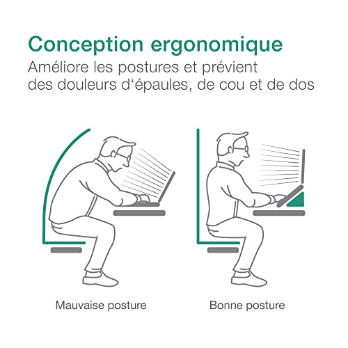 Mini support PC portable CELLONIC ergonomique et pliable pour ordinateur jusqu'à 17 pouces