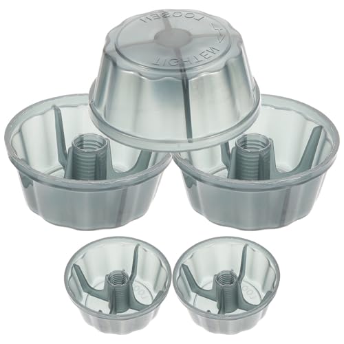 Image of Zerodeko Universal Fan Nut Cover, Plastic Fan Fixing Parts, Electric Fan Accessories for 12/14/16/18 Inch Desktop Stand Fan, 5PCS
