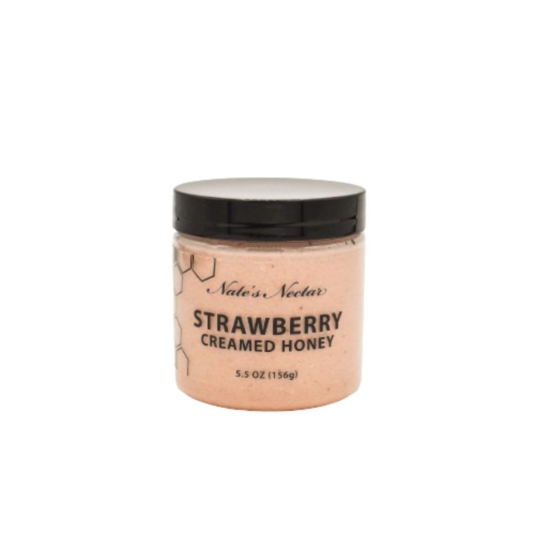 Nate's Nectars Creamed Honey Spreads, 5.5oz (2 Jars, Cinnamon)