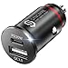 Produktbild Syncwire Zigarettenanzünder USB C 20W & QC 18W, Mini KFZ Ladegerät Metall, Auto Ladegerät Mit Dual Port PD & QC 3.0, Schnellladen für iPhone13 13 Pro 12 12 Pro 12 Mini 11 XR X, Samsung, Google usw