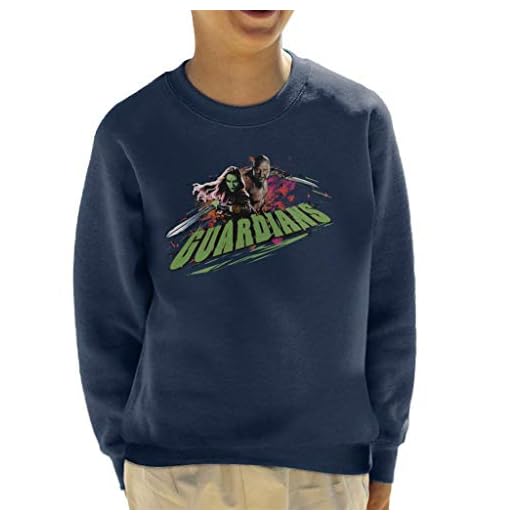 Marvel Guardians of The Galaxy Vol 2 Gamora and Drax Kid's Sweatshirt