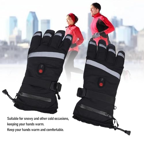Guantes térmicos para hombres y mujeres con calefacción eléctrica para nieve y trabajo 4
