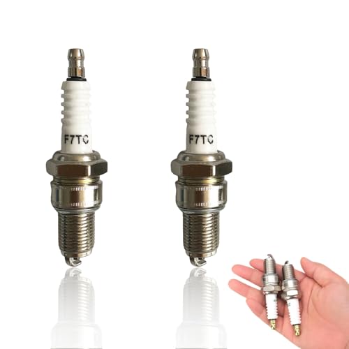 XINXINGDINGSHENG - 2 PCS F7TC Spark Plugs Replacement, Spark Plugs for Lawnmower and water pump Compatible with NGK 5534/BPR7ES, GX120, GX200, GX240, Go Kart, Mini Bike, Tillage, Polishing Machine, 168F.