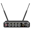 Chord XU-4 Wireless Microphone System – 4-Channel UHF Receiver with 4 Handheld Mics, True Diversity, UK Plug – For Events, Groups & Performers #4