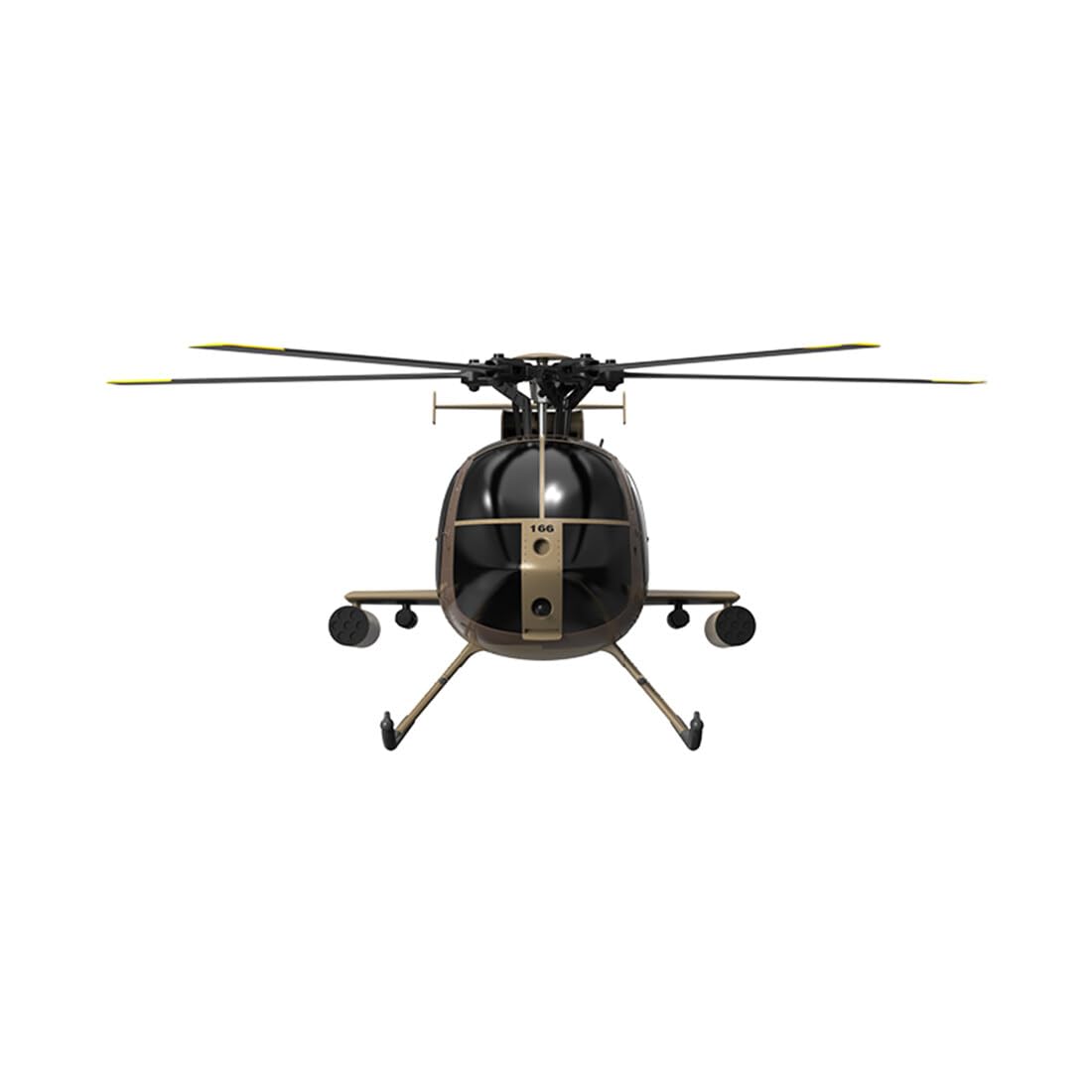 RC ERA MD500 C189 RC Helikopter mit 6-Achsen Gyro, 1/28 Little Bird Aircraft 2,4G 4CH Einrotor-Fernsteuerungs Hubschrauber, Start/Landung mit Einer Taste