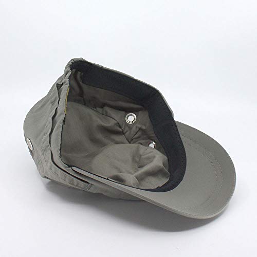Image of The Vintage Year Washed Cotton Distressed Cadet Hat - Tactical Military Baseball Cap for Men & Women, Outdoor Casual Wear