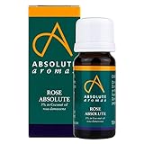 Absolute Aromas de Rose Absolue 5% Dilution 10 ml   Huile de Rose Pure Diluée à 5% dans de l'Huile de Coco   100% Naturel, Vegan et Cruelty Free  Un Aphrodisiaque et Parfum Naturel