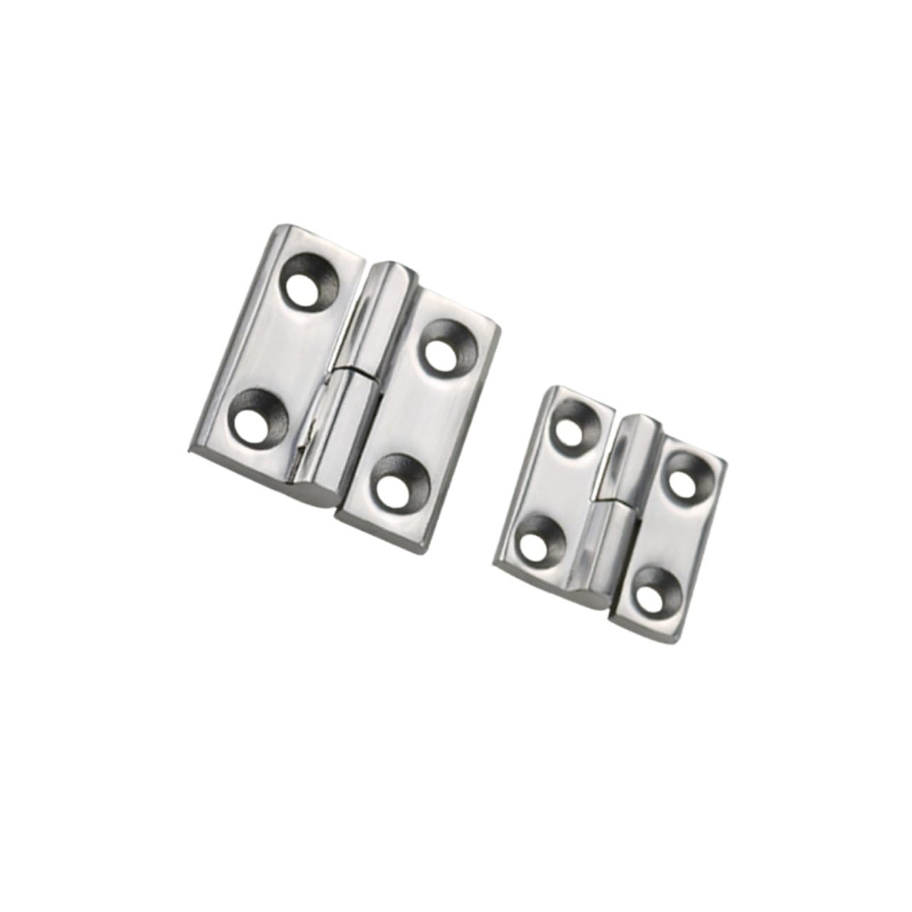 Thickened 316 Stainless Steel Hinge Machinery Equipment Cabinet Door Heavy Duty Load Bearing 1Pcs(Stainless Steel-2)