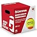 GAMMA Quick Kids 60 Training Tennis Balls for Kids & Beginners, Low-Compression Core Reduces Speed & Bounce, Great for Tennis Practice, USTA & ITF Approved for 10 & Under Tournaments, Box of 48