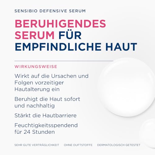 BIODERMA Sensibio Défensive Serum - reduziert Falten und feine Linien - wirkt gegen Entzündungen durch Umwelteinflüsse - empfindliche Haut… – Ansicht 3