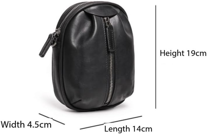 Men's Single Shoulder Bag Versatile Crossbody with Large Capacity Made of Genuine Leather