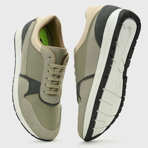 Image of Cruiser Mens Running Shoes|Everyday Sneakers with Effortless Vibes|Casual Breathable Walking Shoes|Sport Athletic Sneakers|Gym Comfortable Lightweight Shoes (Pace-1)
