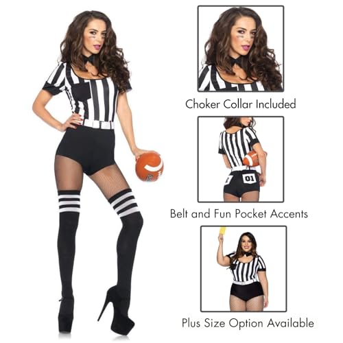 Leg Avenue Romper Set-Sexy Sports Halloween Costume for Women - Image 4