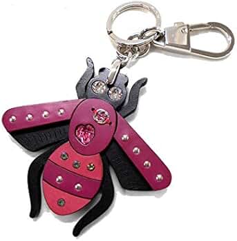 レザー キーホルダー 赤 蜂モチーフ　グッチ　アニマリエ　ビー レザー キーホルダー 赤 蜂モチーフ グッチ アニマリエ ビー