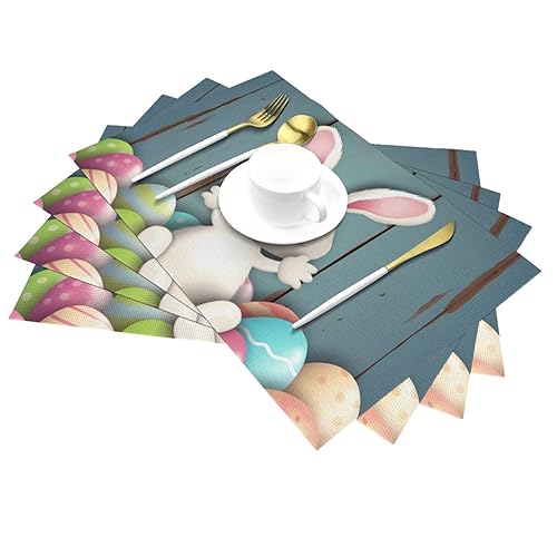 Sets de table en PVC lavable et de haute qualité pour salle à manger - 4