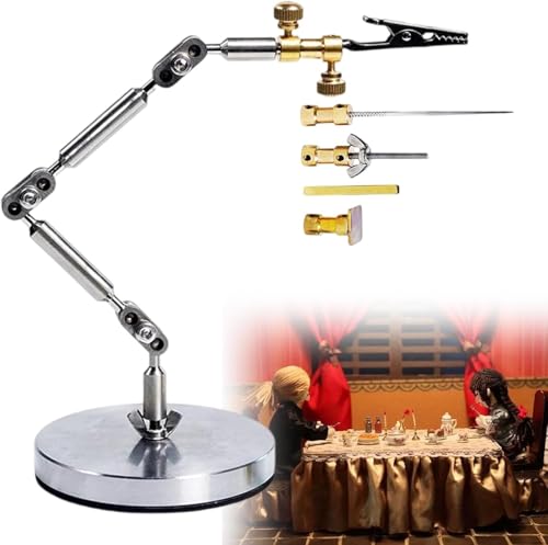 Image of WLYPE Ready-to-Assemble Stainless Steel Armature Rigging System for Stop Motion Animation-Sturdy Rig Arm to Hold Light Puppet,Enhancing Character