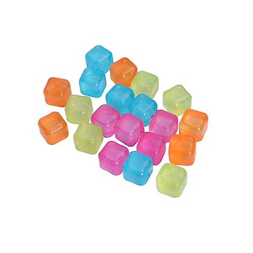 Cubos de hielo reutilizables cuadrados Pack 20 piezas miniatura 1