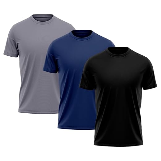 Kit 3 Camisetas Masculina Dry Fit Proteção Solar UV Térmica Academia Treino Caminhada Esporte