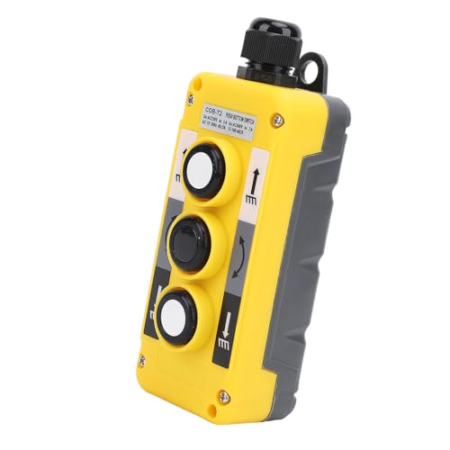 Interruptor de botón de grúa AC250V con 3 botones para estación de control de polipasto 7