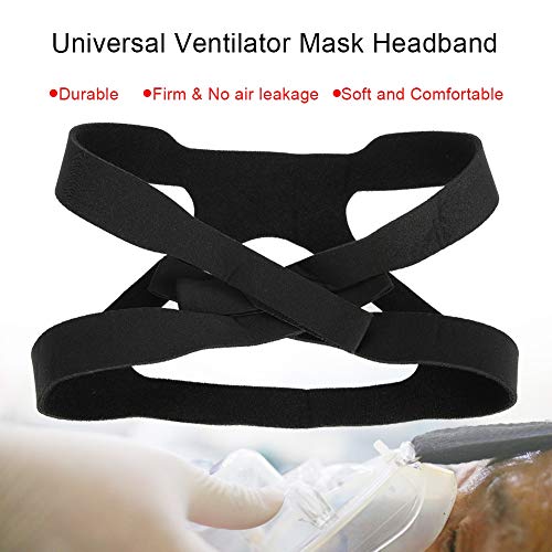 Universal Headgear Ventilator Universal Ventilator Headband, Cpap Mask Headband Soft Breathable Headgear Strap Replacement Headband Straps Entilator Accessories Face Mask Head Belt #TOP2