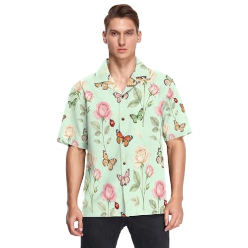 Chemise hawaïenne manches courtes homme légère et anti-chaleur