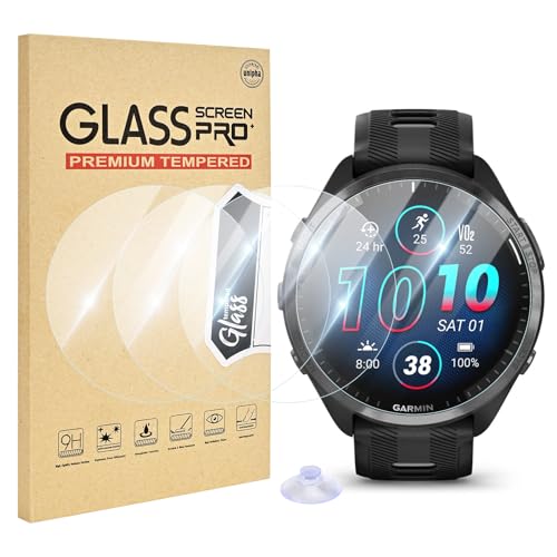 �y4���Z�b�g�zGarmin Forerunner 965�p �K���X�t�B���� 9�g�d�x �����h�~ �K�[�~�� Forerunner 965 �p�ی�t�B���� �����ߗ� �����x�^�b�` �N���A �t���ی�