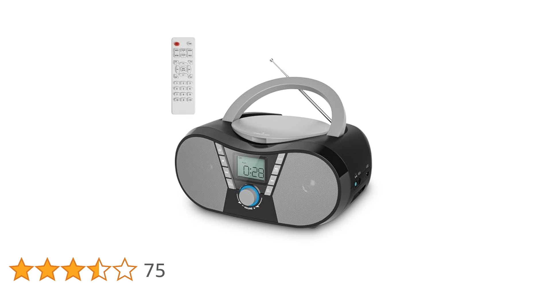 Amazon.co.jp: Gueray CDプレーヤー Bluetooth CDラジカセ