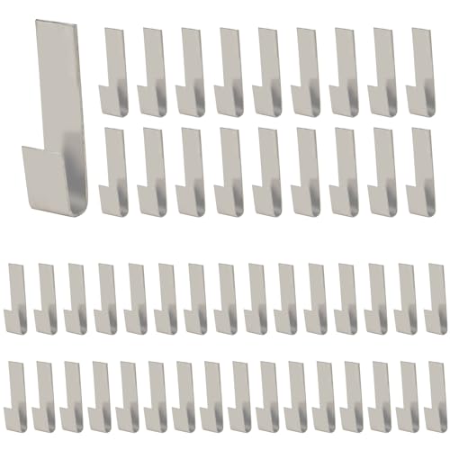 CaLeQi Greenhouse Glass Clips (50 pcs) are Suitable for Greenhouse Home Garden Glass Replacement and Repair Part Formed Z Type Glass Clips are Made of Aluminium Alloy
