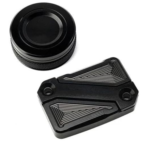 Cubierta de depósito de líquido de frenos delantero trasero y aceite motor MT125 negro