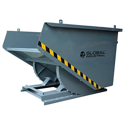 Global Industrial 2 Cu Yd Medium Hopper