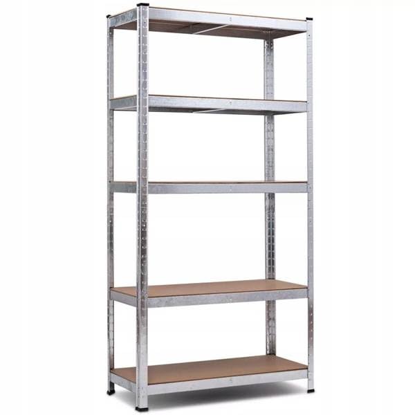 Étagère métallique 180x90x40 cm avec 5 plateaux en MDF