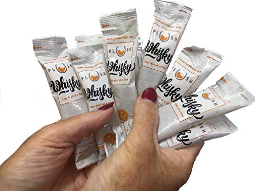 Plush Drinks Whisky Miniatures - Ten x individual 25ml shots of premium Scotch whisky in an easy-to-carry easy-to-open flexible pouch. Perfect for parties festivals concerts regattas or picnics.
