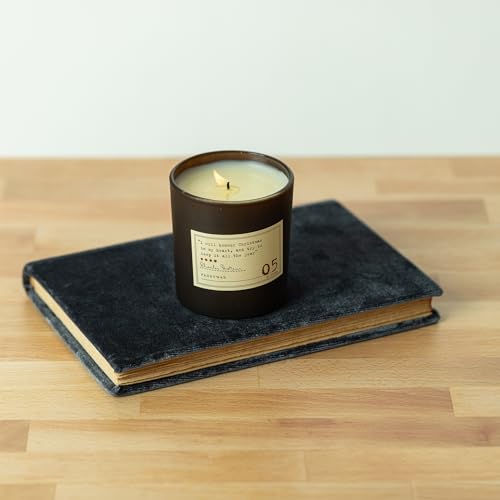 Paddywax Scented Candles Library Collection Luxury Artisan Candle, 170g, Charles Dickens, Black - Image 4