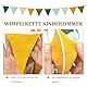 Wimpelkette Kinderzimmer, 2.6M Girlande Kinderzimmer zum Aufhängen Wanddeko Kinderzimmer Musselin Baumwolle Stoff Wimpelkette Kinderzimmer Deko Junge und MädchenHausbett Deko