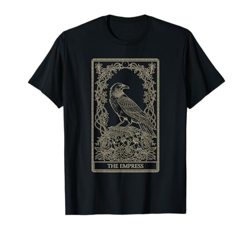 El Tarot Emperatriz - Abundancia de Cuervos y Naturaleza V2 Camiseta