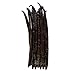 Grade A Ugandan Vanilla Beans – Plump, Moist, Oily & Fresh – Perfect for Baking, Extracts & Desserts - Pack of 10