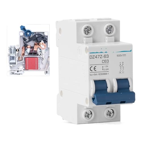 Disjoncteur DC 2P 500V 6A pour boîte de combiné photovoltaïque - 4