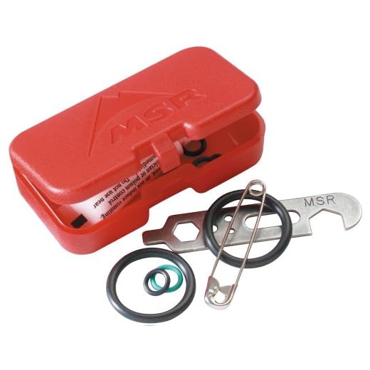MSR Annual Maintenance Kit for Liquid Fuel Camping Stoves, Red