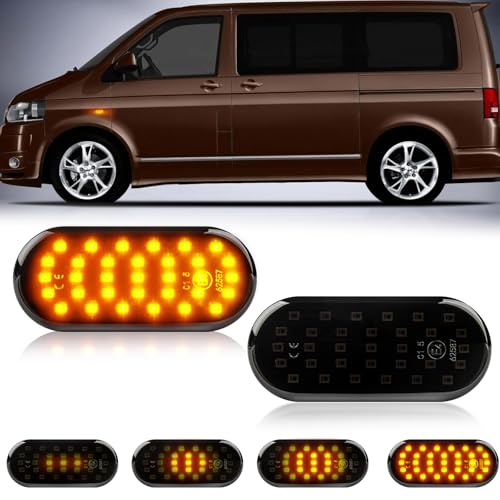 OZ-LAMPE LED Side Indicator for Fiesta C-Max Focus Fusion Galaxy Bora Golf Jetta Passat Polo Sharan Vento Ibiza Leon Citigo Felicia, Dynamic Turn Signal Light