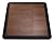 Big Floors 3X3DKMAPLEFLOOR Interlocking Lightweight Plastic Modular Dance Floor Kit (3' x 3'), Dark Maple, 21 Piece