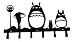 Wander Agio Animal Cat Girl Metal Wall Mounted Bag Hanger Towels Rack Originality Clothing Hooks Sweet Black