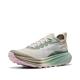 KEEN Women's Seek Breathable Durable Comfortable Trail Running Shoes, Lily Pad/Abbey Stone, 8.5 US
