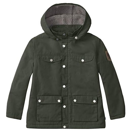 FJALLRAVEN Vinterjacka för barn Grönland Mörk skogsgrön 12/13 años