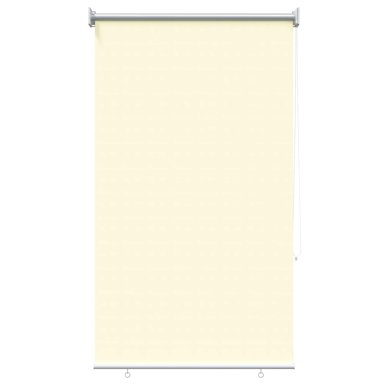 Tenda avvolgibile per esterni, crema, poliestere | Montaggio a parete o a soffitto, controllo termico, privacy, filtro della luce solare