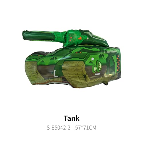6Pcs Army Camouflage Tank Balloons For Boy Tank Theme Birthday Party Decorations-Camo Balloons Supplies #TOP3