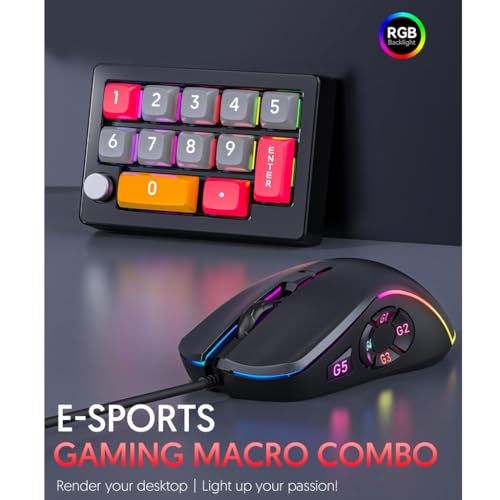 Clavier numérique programmable USB polyvalent pour la productivité au bureau