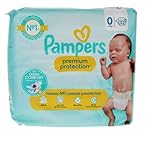 Pampers Baby Windeln Größe 0 (<3kg) Premium Protection, Newborn Micro, bester Komfort und Schutz für empfindliche Haut, 22 Stück
