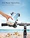 ORIbox Bike Phone Mount, Motorcycle Handlebar Mount, 360° Rotation Silicone Bicycle Phone Holder,Compatible with All Phone, Solid Black