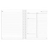 TUL® - Calendar Refill - Discbound Undated Daily Refill Pages Current year - 8-1/2' x 11' - PK of 50