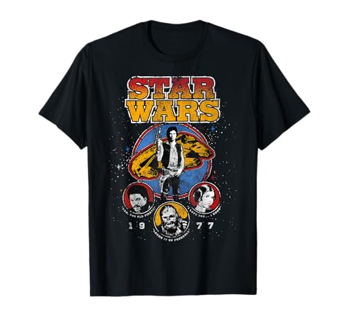 Star Wars Vintage 1977 t-shirt rétro à porter au quotidien pour un style geek chic